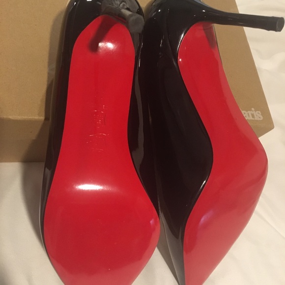 Black Patent Leather Heels - Picture 4 of 5